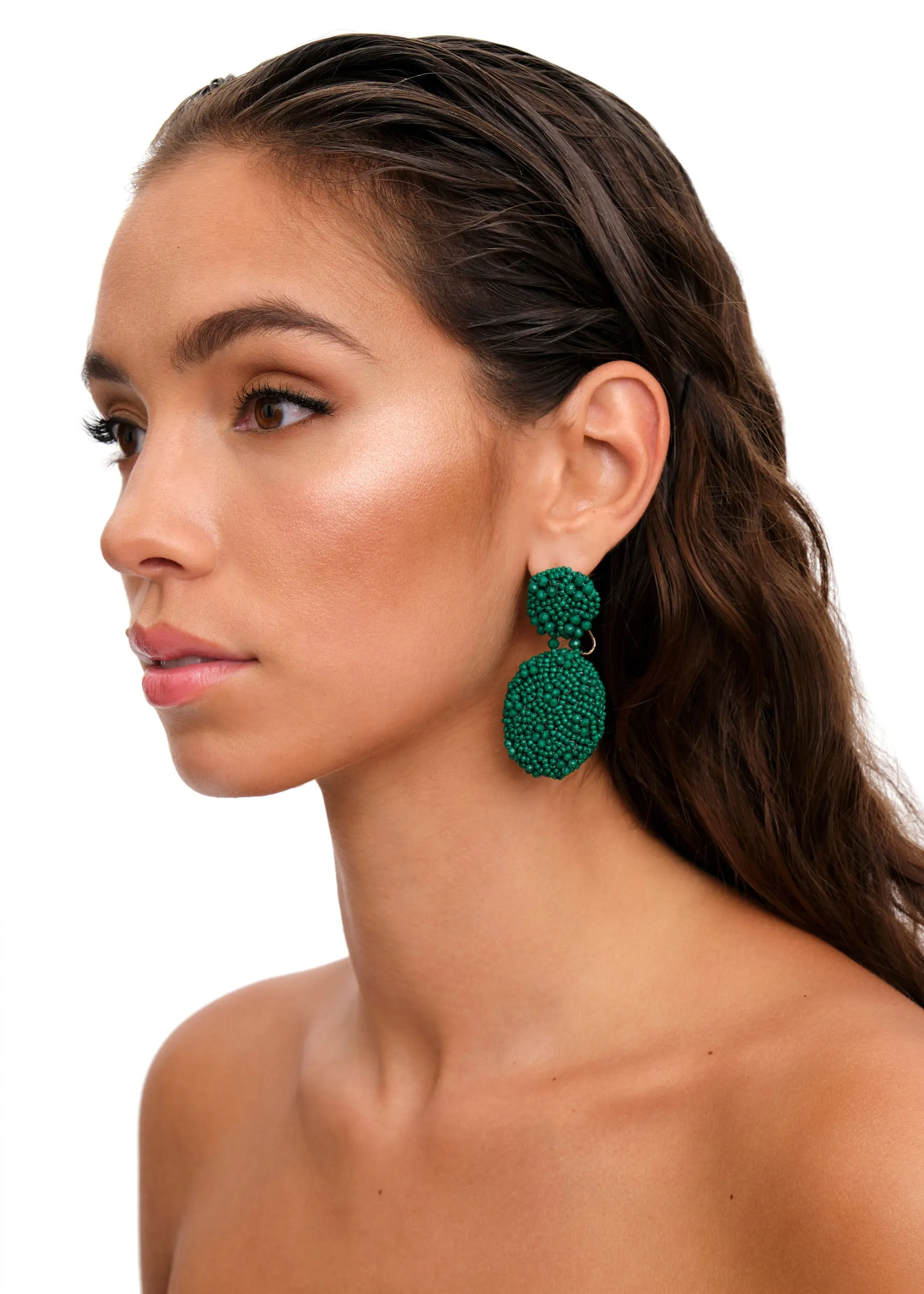 ODI EARRING - GREEN