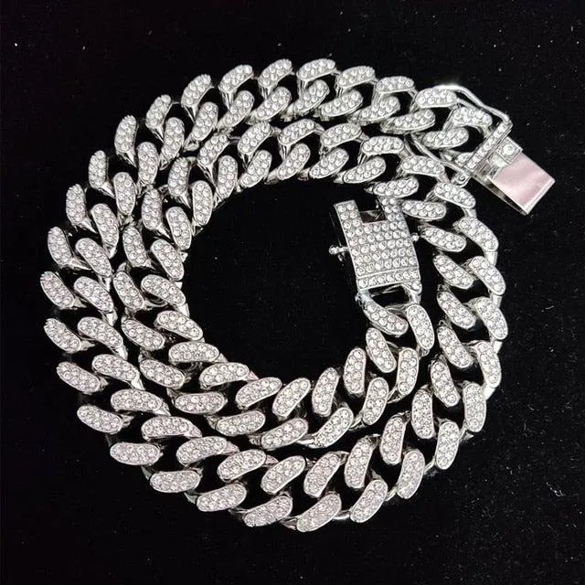 Regal Tiger Crystal Pendant Necklace